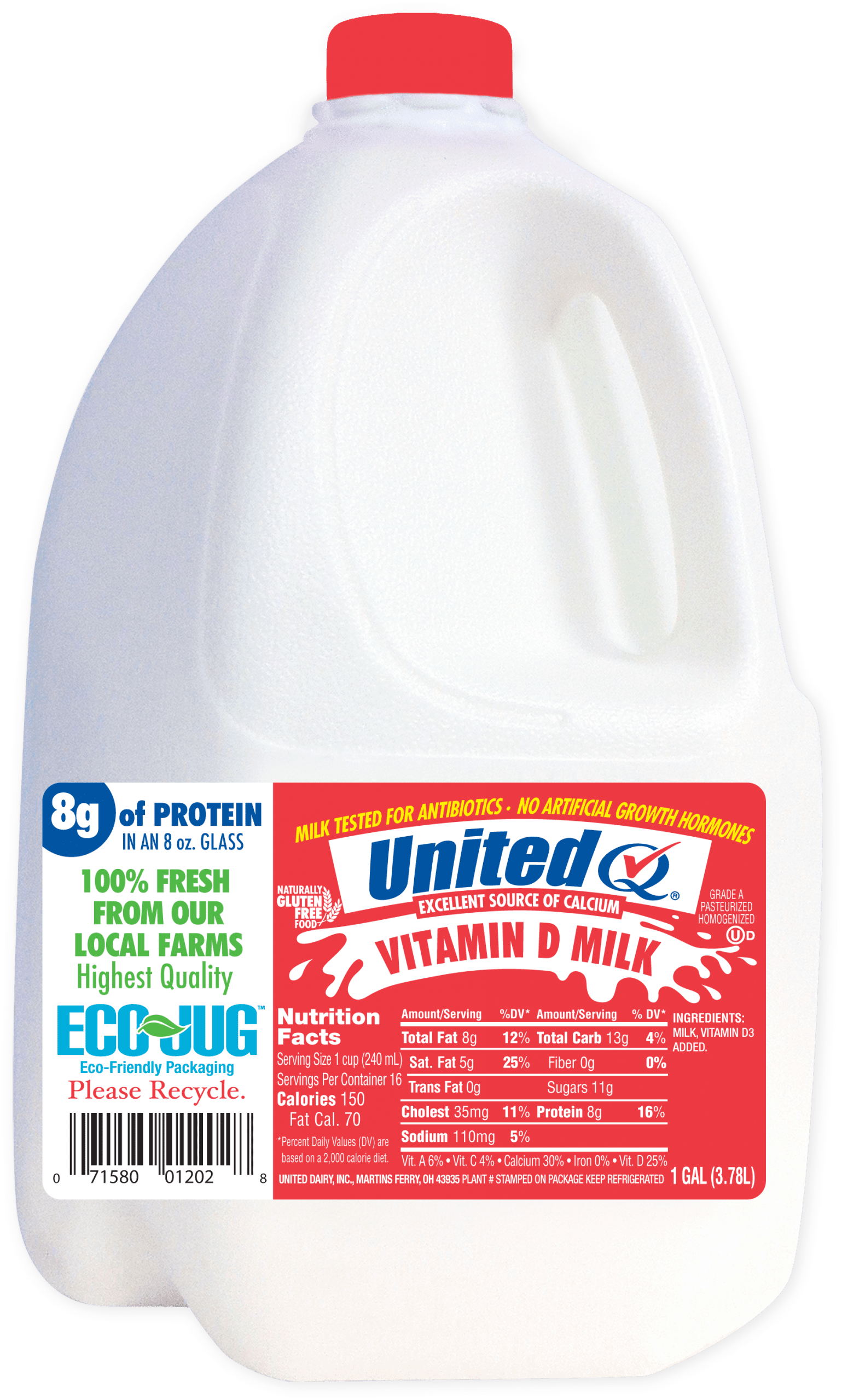Products, Vitamin D Milk United Dairy