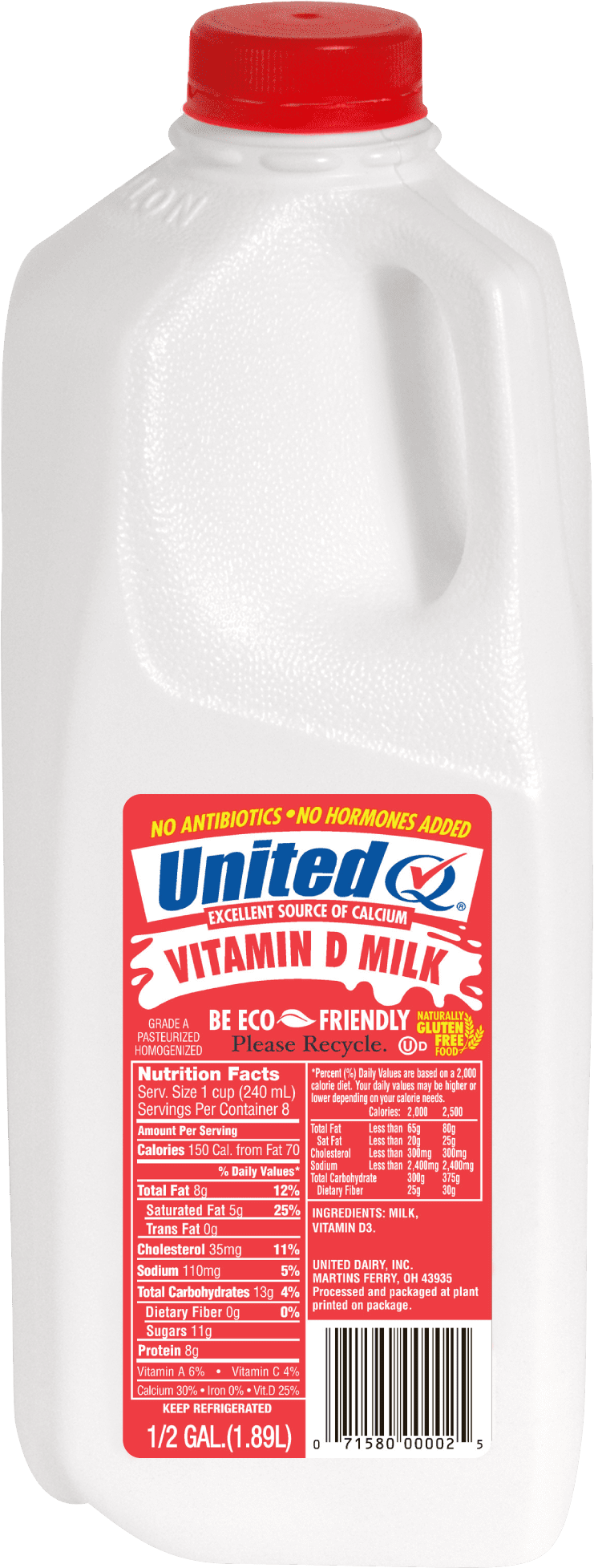Products, Vitamin D Milk United Dairy