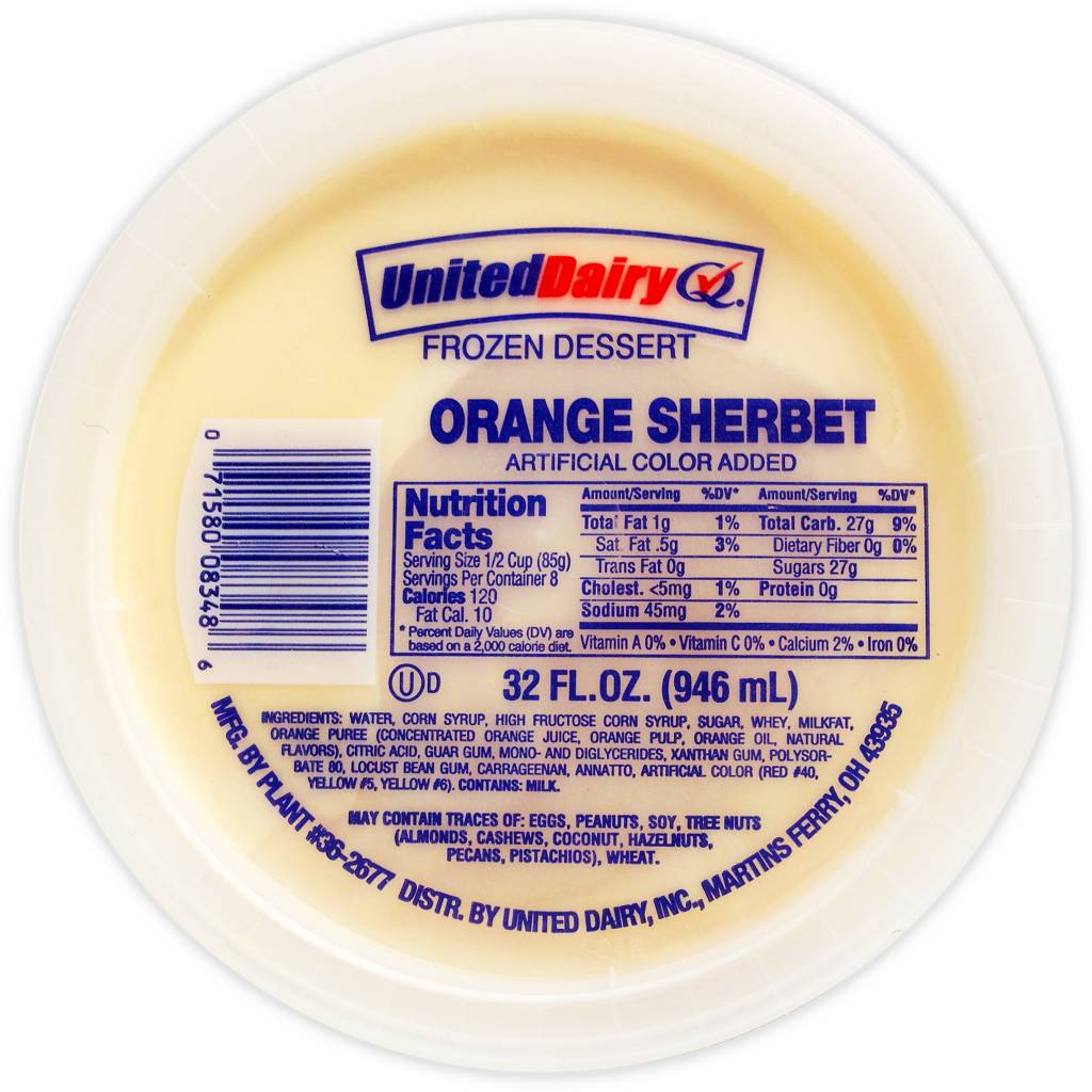 Orange Sherbet Ice Cream Nutrition Facts Besto Blog